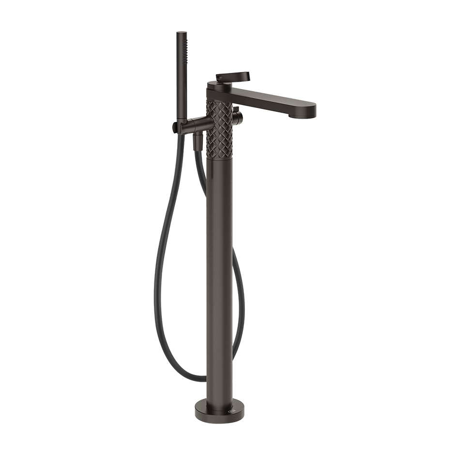 Gessi Bath Mixer 78328 in Black Metal Br. Pvd
