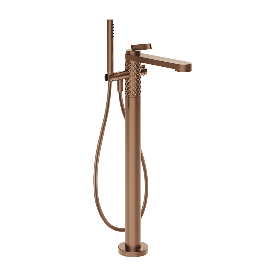 Gessi Bath Mixer 78328 in Copper Brushed Pvd