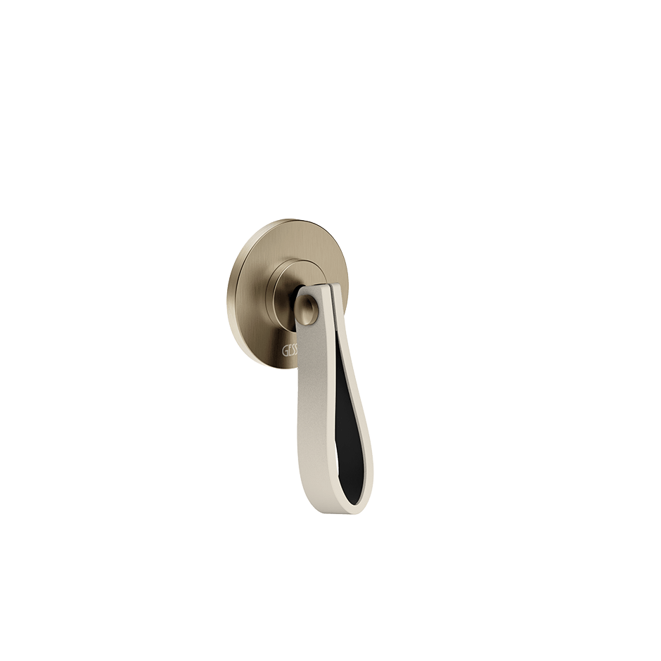 Gessi Separate Control 78409 in Crème/Finox Brushed Nickel
