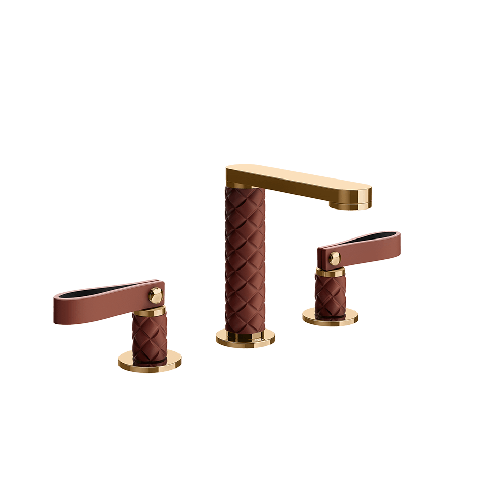 Gessi Washbasin Group 78414 in Red Cherry/Warm Bronze Pvd