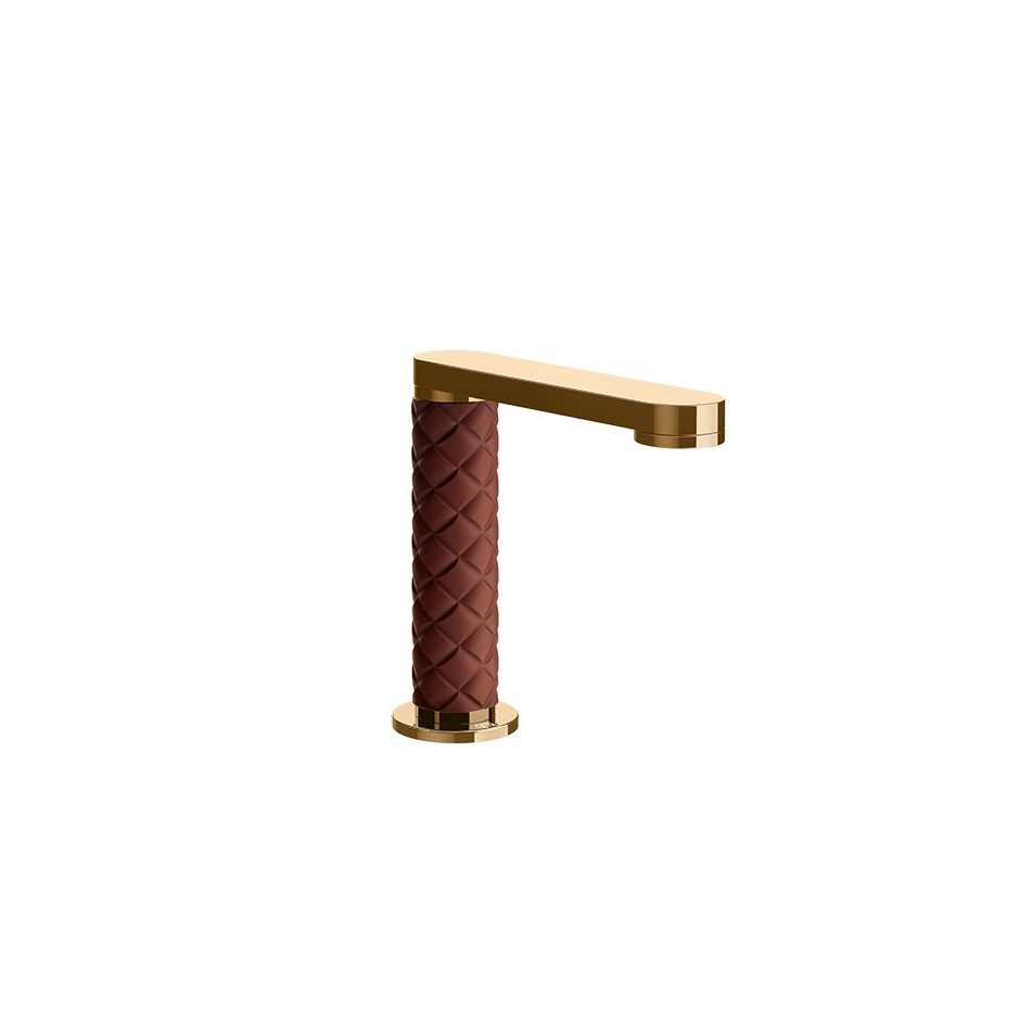 Gessi Basin Spout 78421 in Red Cherry/Warm Bronze Pvd