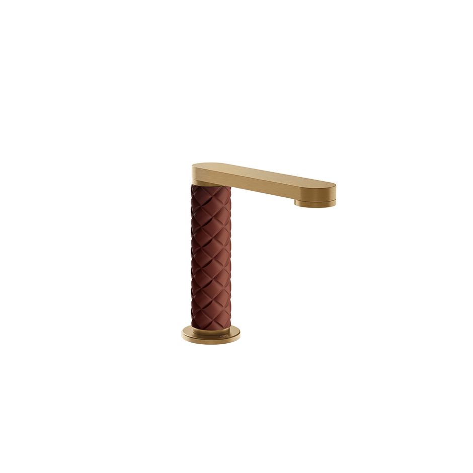 Gessi Basin Spout 78421 in Red Cherry/Warm Bronze Br. Pvd
