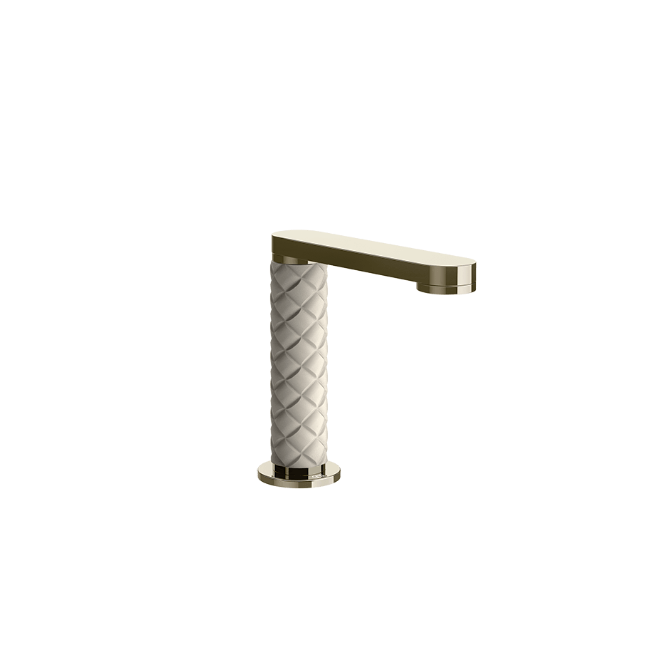 Gessi Basin Spout 78421 in Crème/Nickel Pvd