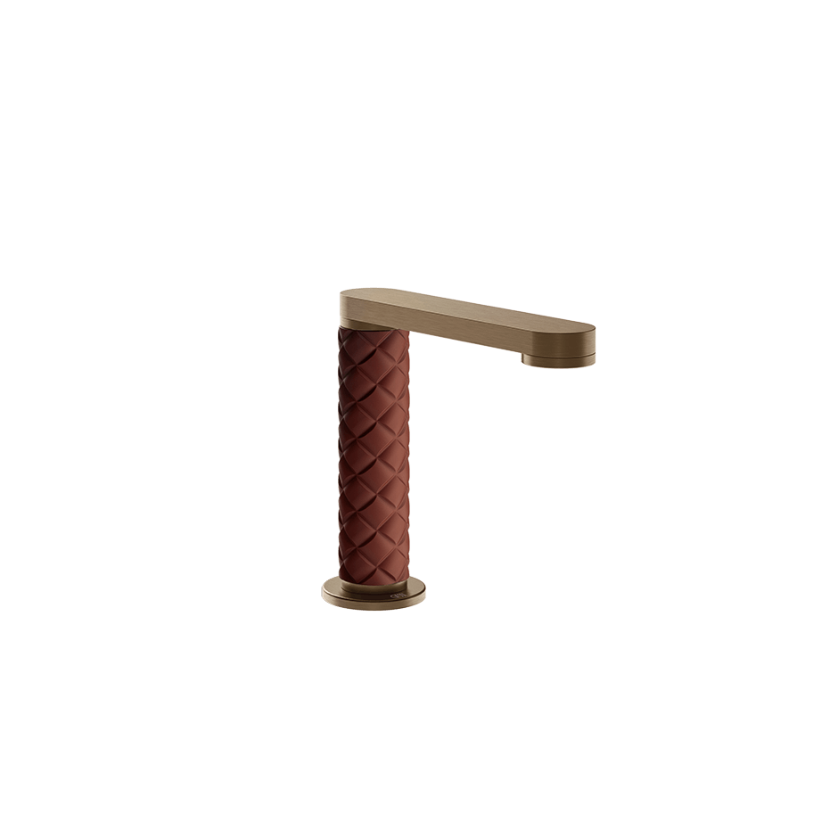 Gessi Basin Spout 78421 in Red Cherry/Coffee Bronze Br.