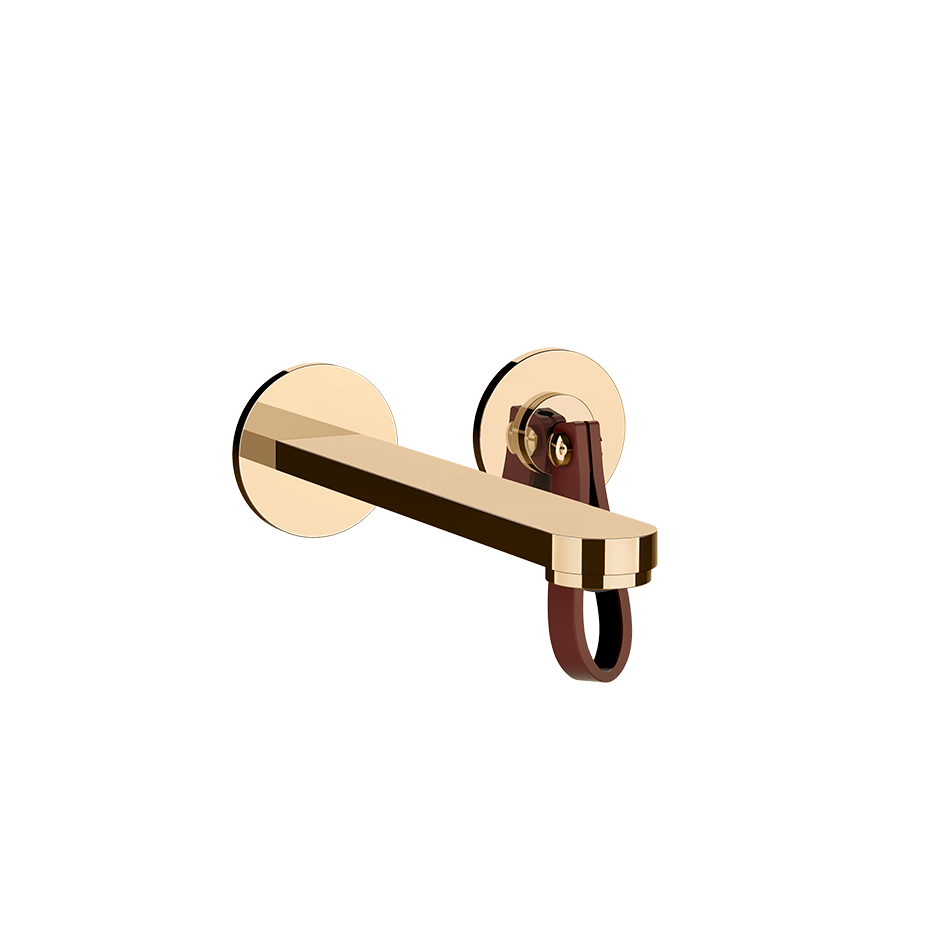 Gessi Washbasin Mixer 78488 in Red Cherry/Warm Bronze Pvd