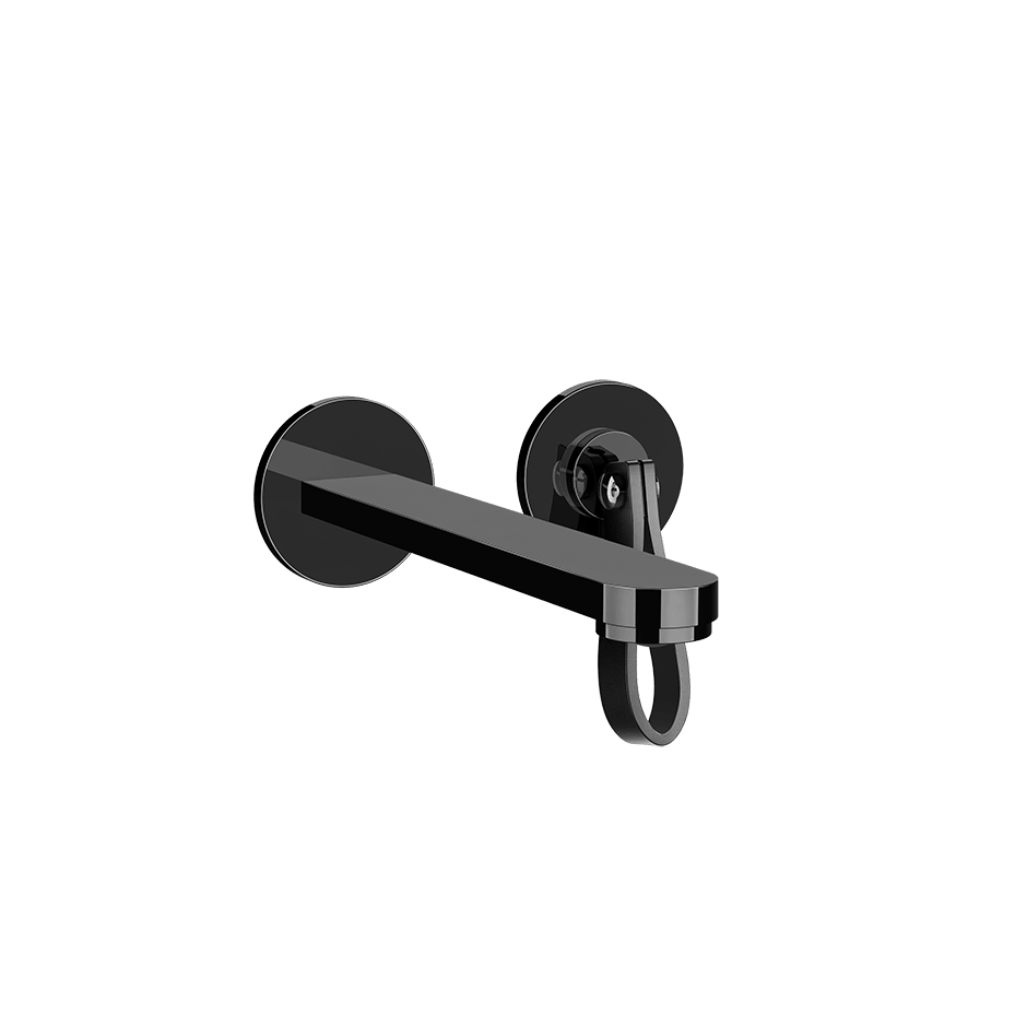 Gessi Washbasin Mixer 78488 in Nero/Black Metal Pvd