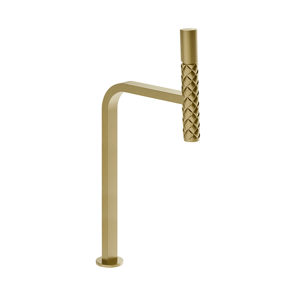 Gessi Washbasin Mixer 78504 in Brass Brushed Pvd