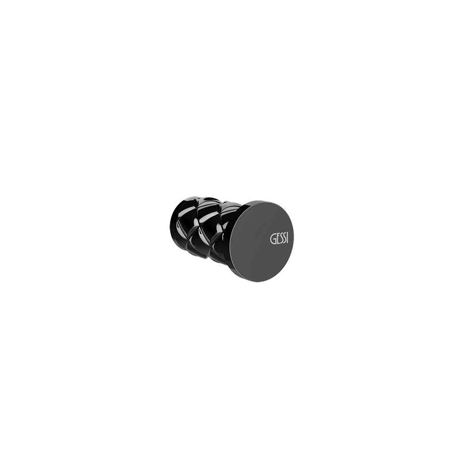 Gessi Robe Hook 78521 in Black Metal Pvd
