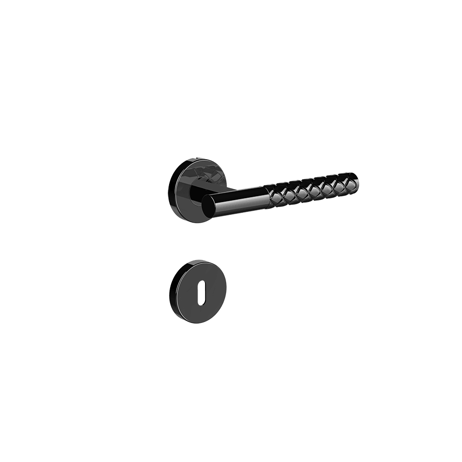 Gessi Internal Door Handle 78540 in Black Metal Pvd