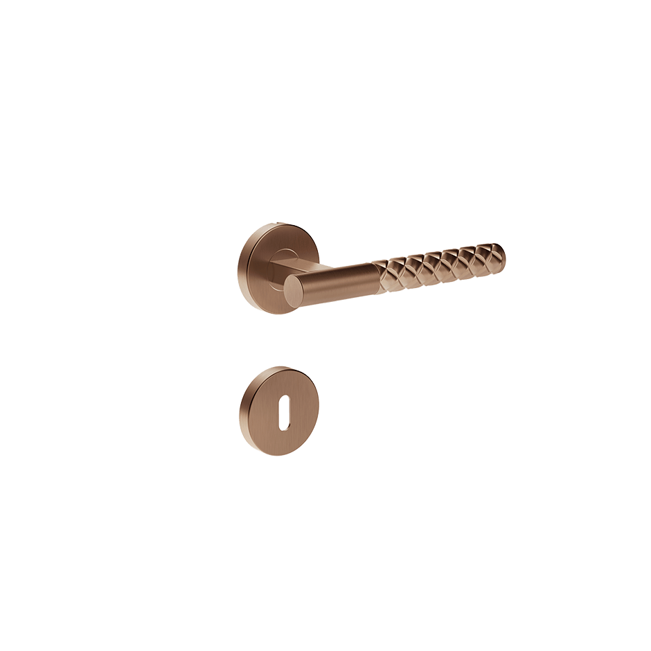 Gessi Internal Door Handle 78540 in Copper Brushed Pvd