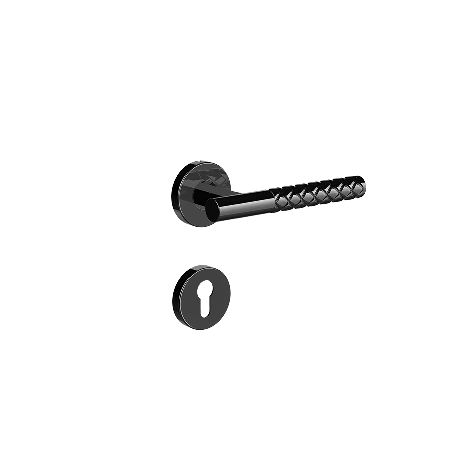 Gessi Internal Door Handle 78541 in Black Metal Pvd