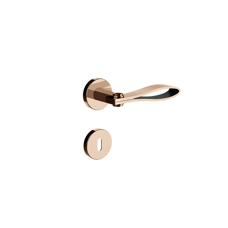 Gessi Internal Door Handle 78544 in Copper Pvd