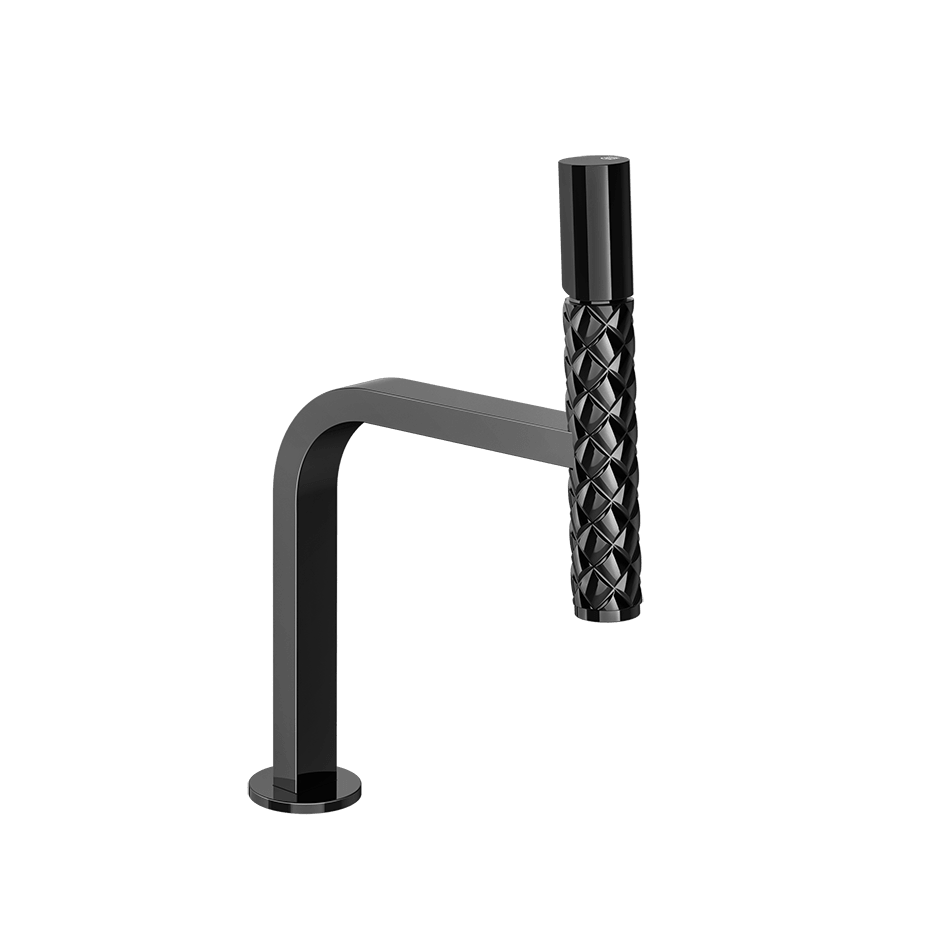 Gessi Washbasin Mixer 78551 in Black Metal Pvd