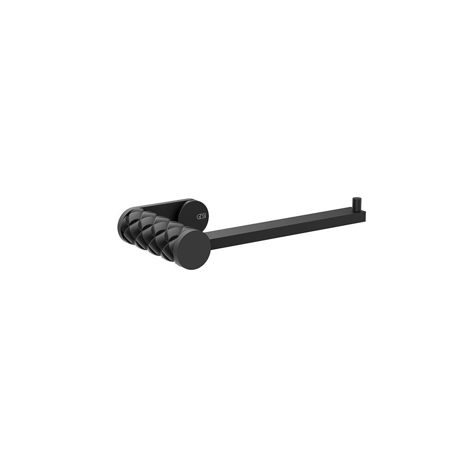 Gessi Paper Roll Holder 78555 in Matte Black