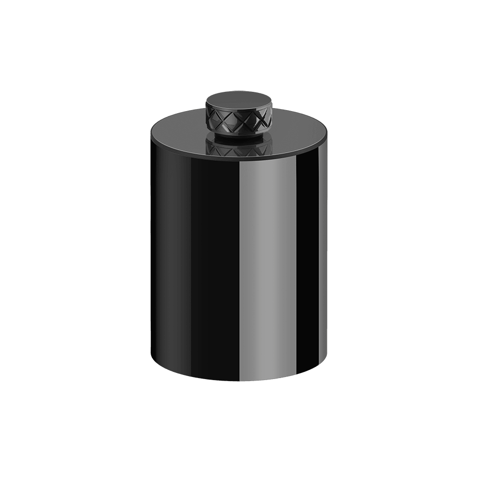 Gessi Waste-Paper Basket 78590 in Black Metal Pvd