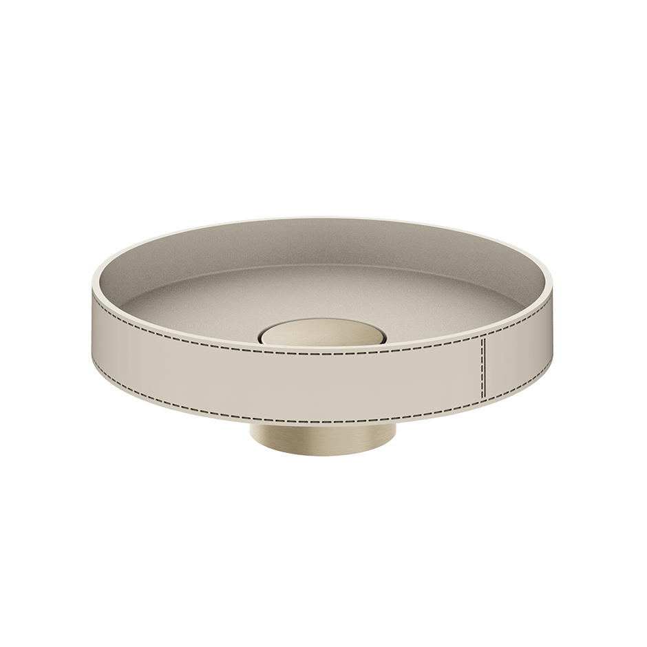 Gessi Washbasin 78601 in Crème/Finox Brushed Nickel