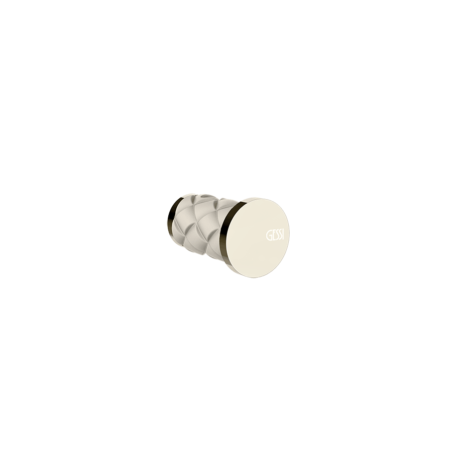 Gessi Robe Hook 78621 in Crème/Nickel Pvd