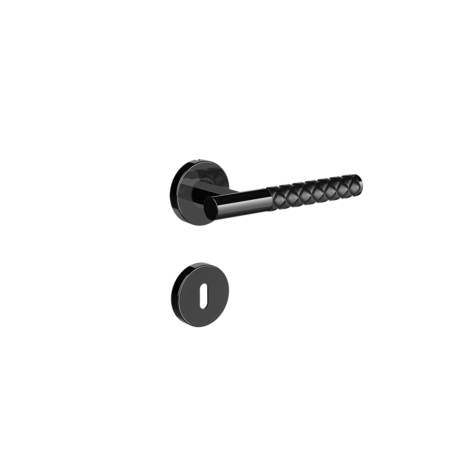 Gessi Internal Door Handle 78640 in Nero/Black Metal Pvd