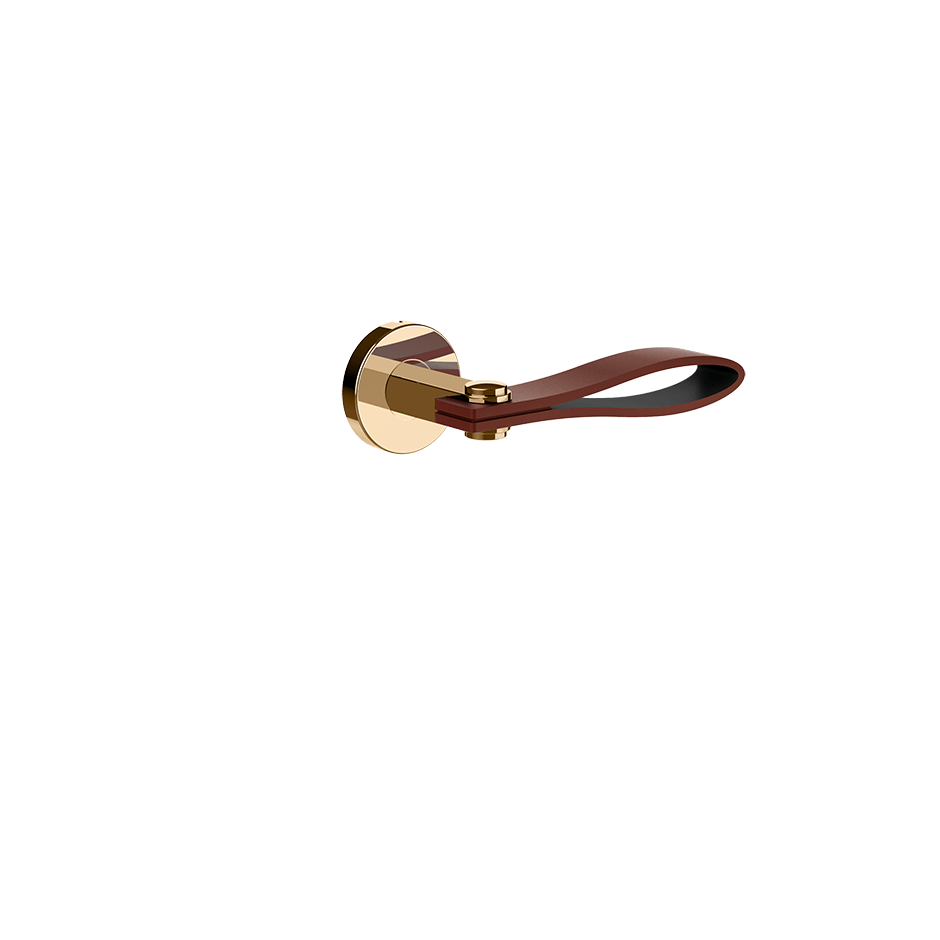 Gessi Internal Door Handle 78646 in Red Cherry/Warm Bronze Pvd