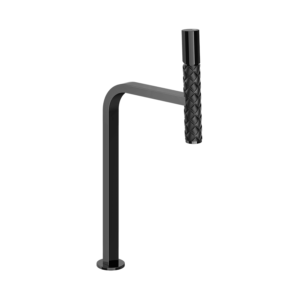 Gessi Washbasin Mixer 78653 in Nero/Black Metal Pvd