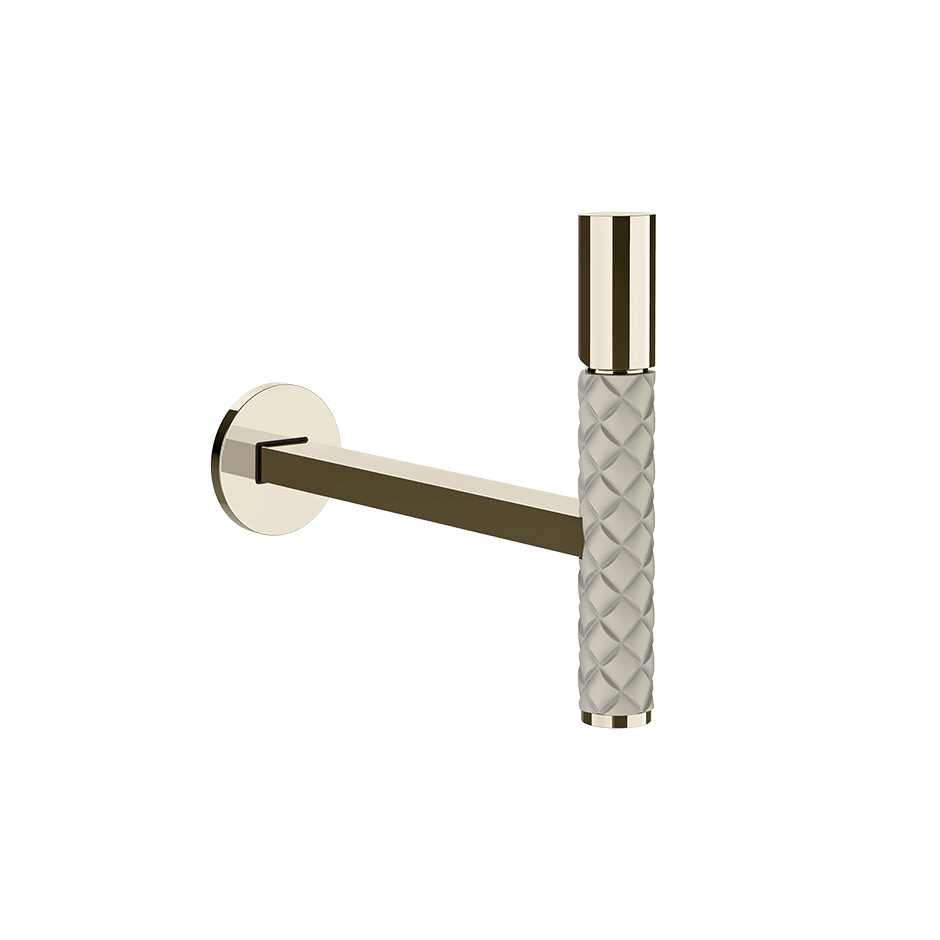 Gessi Washbasin Mixer 78688 in Crème/Nickel Pvd