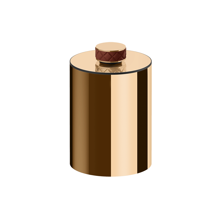 Gessi Waste-Paper Basket 78690 in Red Cherry/Warm Bronze Pvd