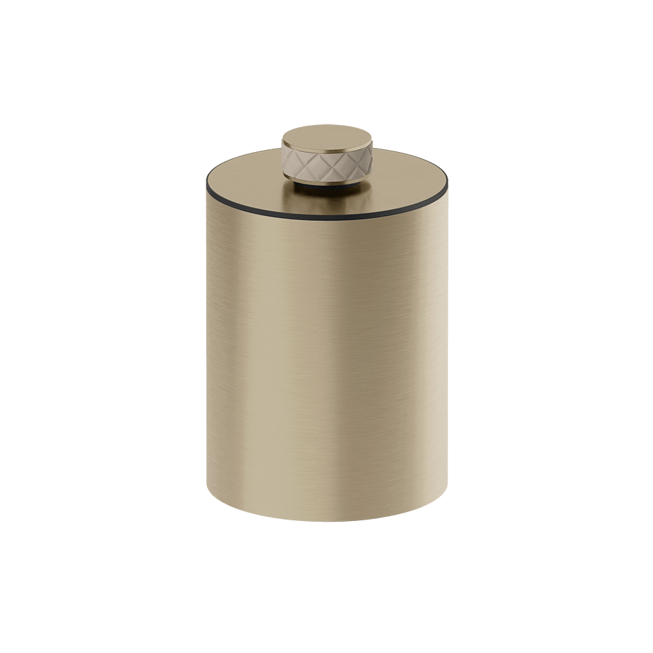 Gessi Waste-Paper Basket 78690 in Crème/Finox Brushed Nickel