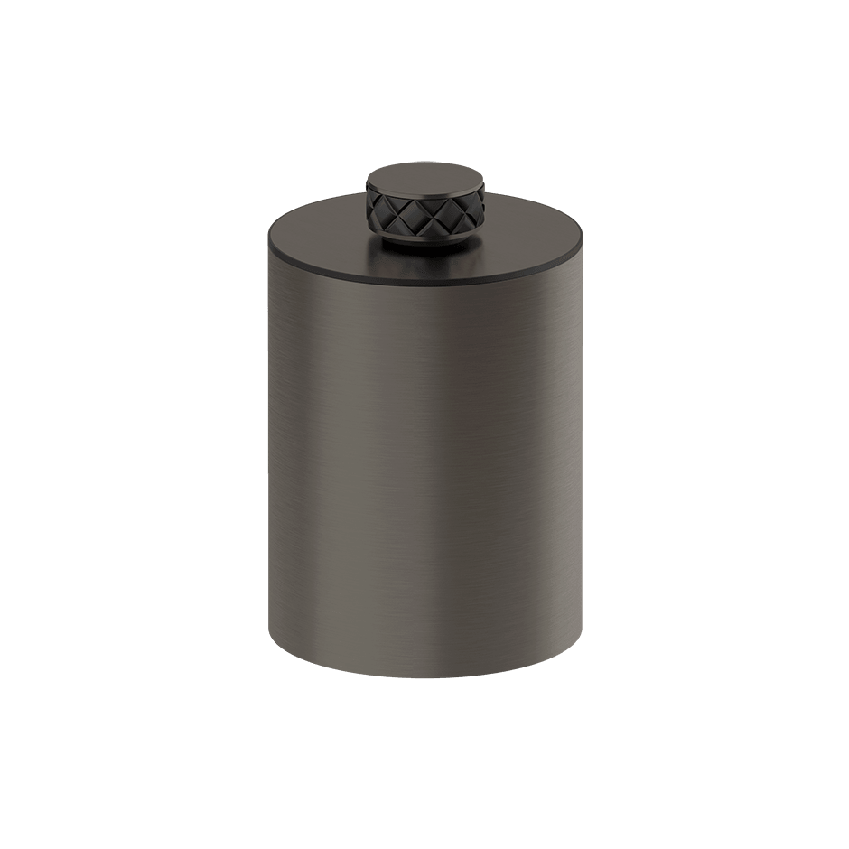 Gessi Waste-Paper Basket 78690 in Nero/Black Metal Brushed Pvd