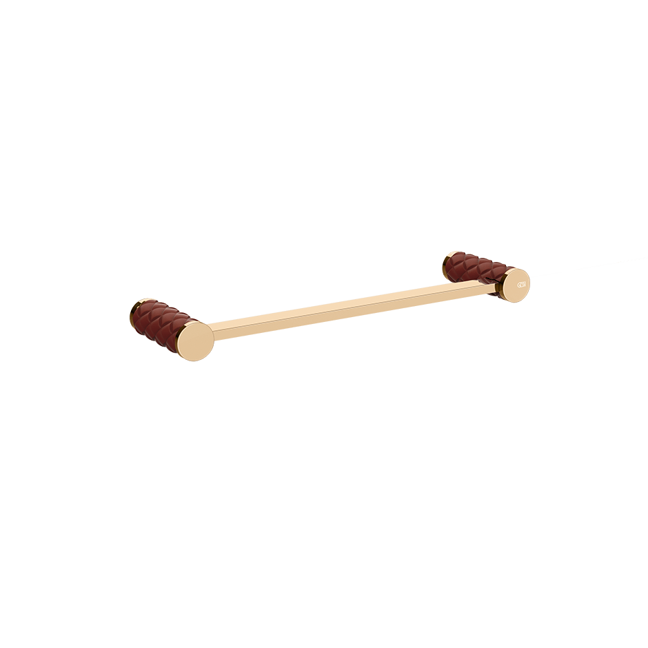 Gessi Towel Rail 78697 in Red Cherry/Warm Bronze Pvd