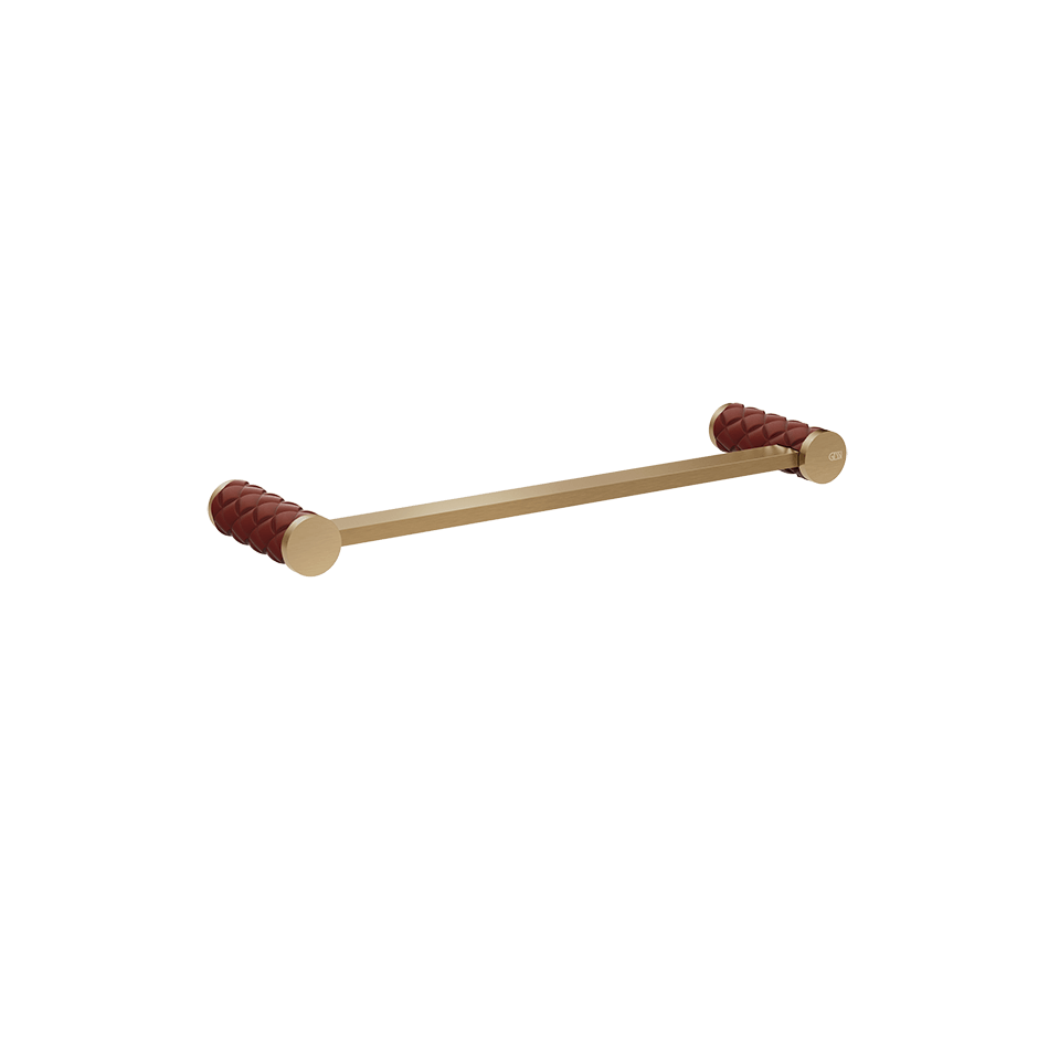 Gessi Towel Rail 78697 in Red Cherry/Warm Bronze Br. Pvd