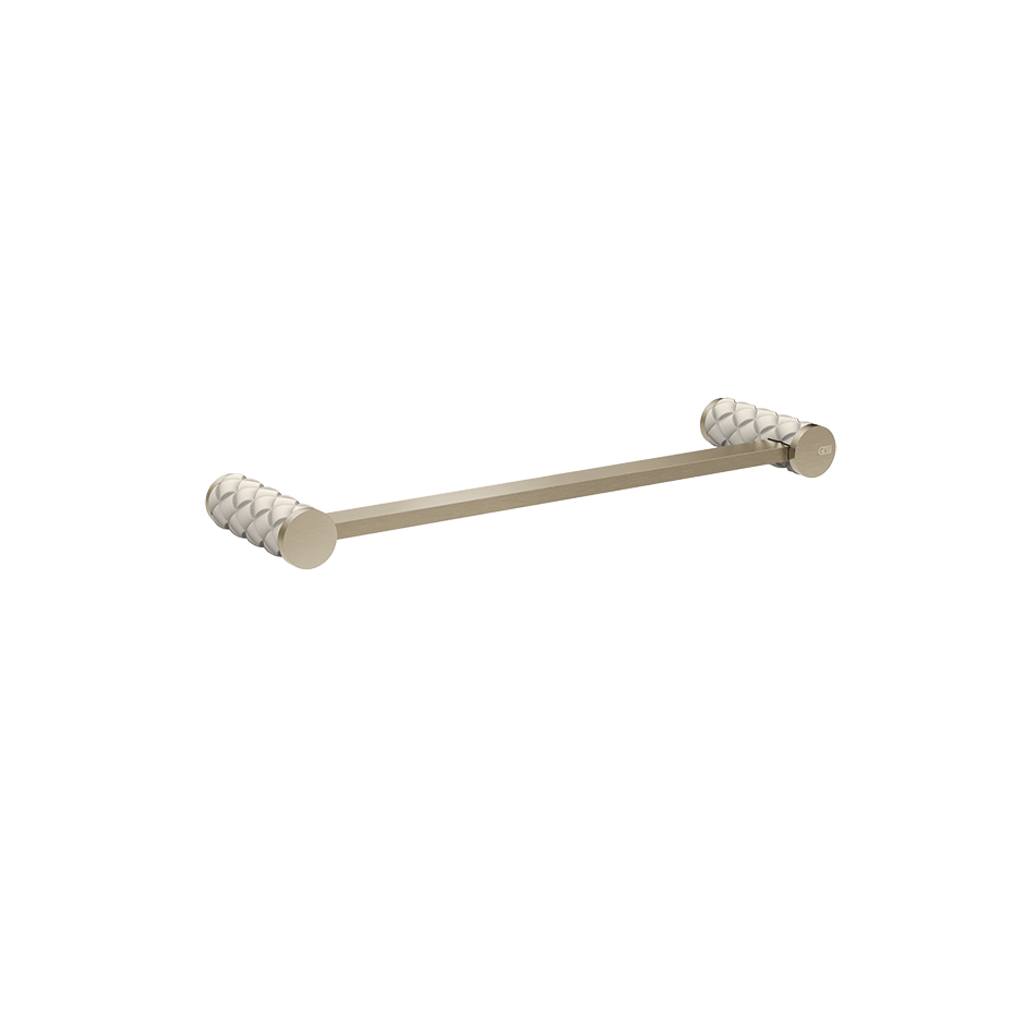 Gessi Towel Rail 78697 in Crème/Finox Brushed Nickel