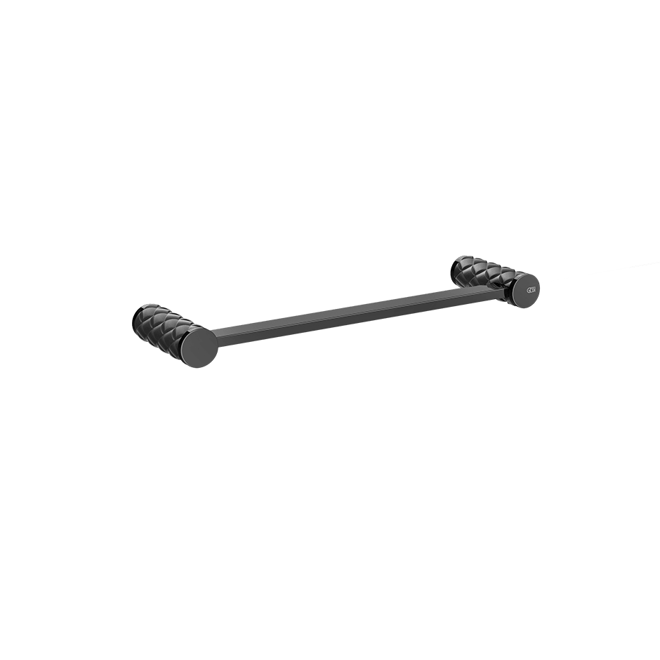 Gessi Towel Rail 78697 in Nero/Black Metal Pvd