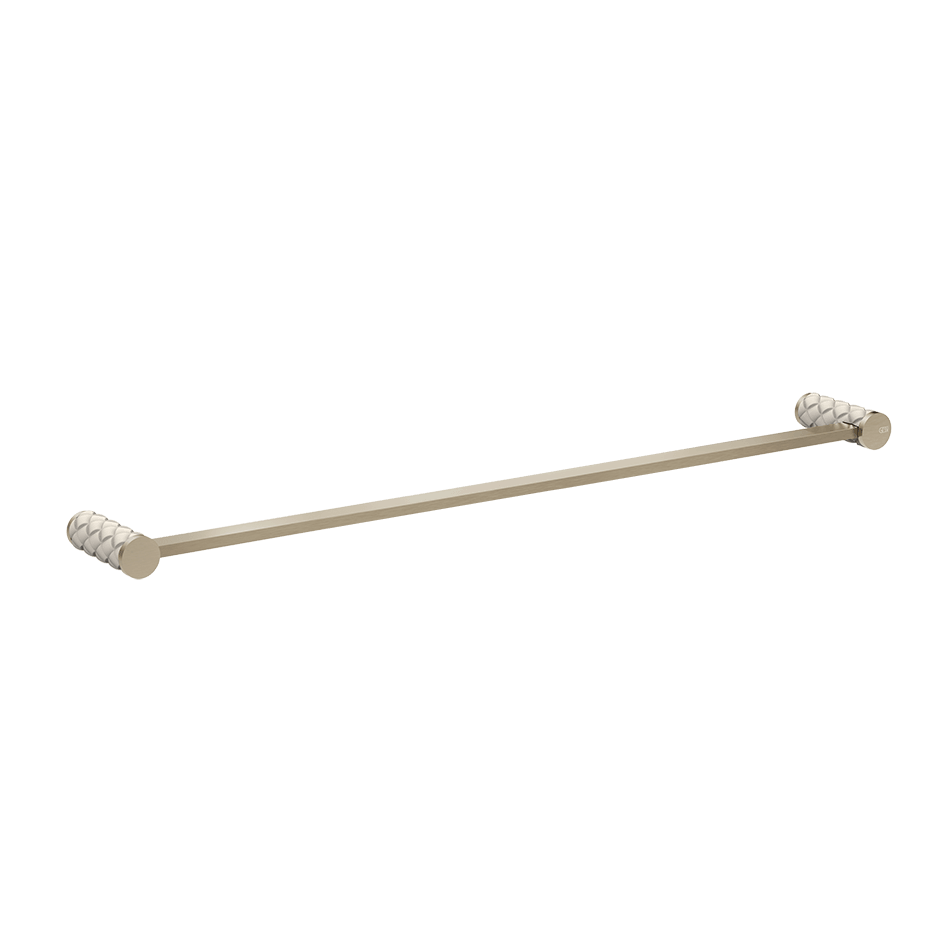 Gessi Towel Rail 78703 in Crème/Finox Brushed Nickel