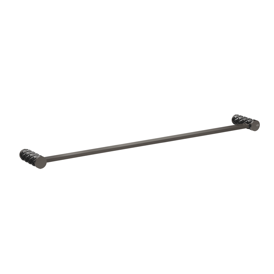 Gessi Towel Rail 78703 in Nero/Black Metal Brushed Pvd