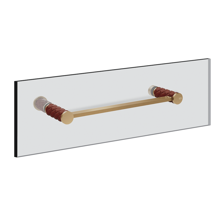 Gessi Towel Rail 78711 in Red Cherry/Warm Bronze Br. Pvd