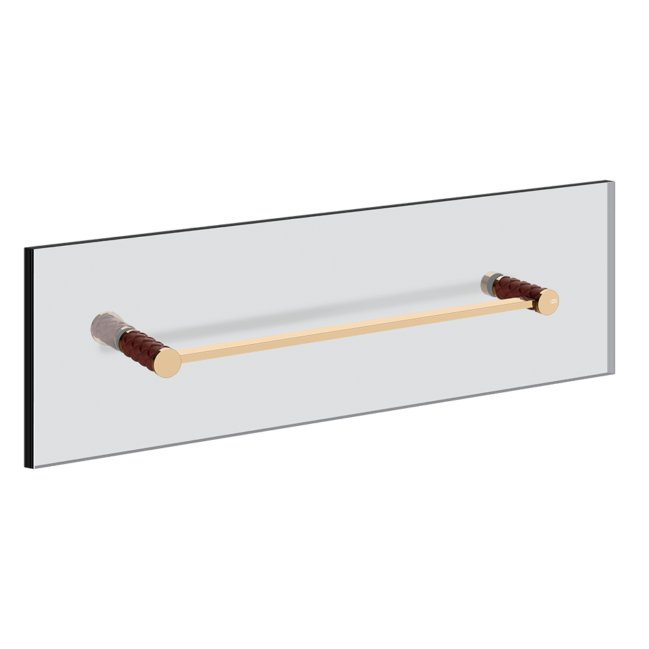 Gessi Towel Rail 78713 in Red Cherry/Warm Bronze Pvd