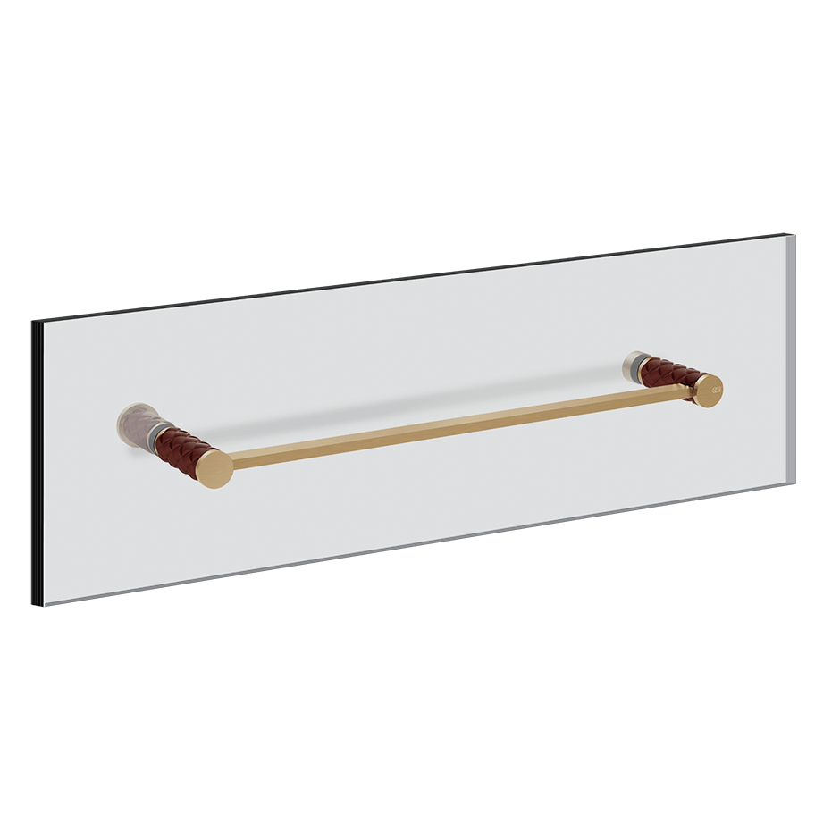 Gessi Towel Rail 78713 in Red Cherry/Warm Bronze Br. Pvd