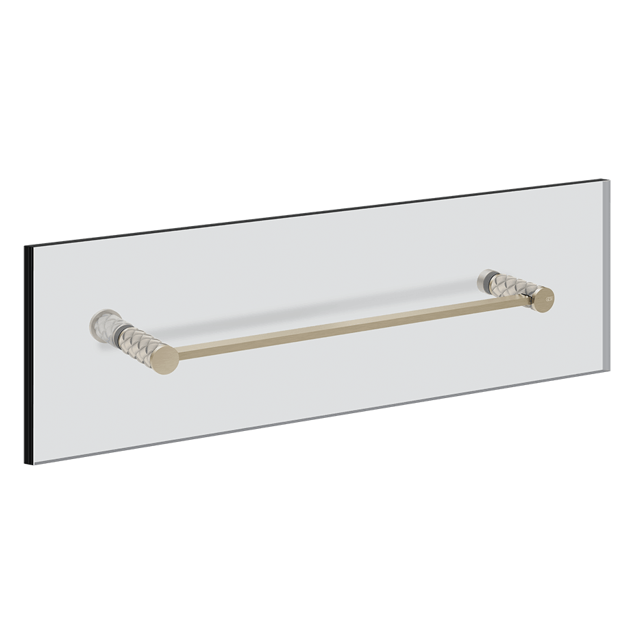 Gessi Towel Rail 78713 in Crème/Finox Brushed Nickel