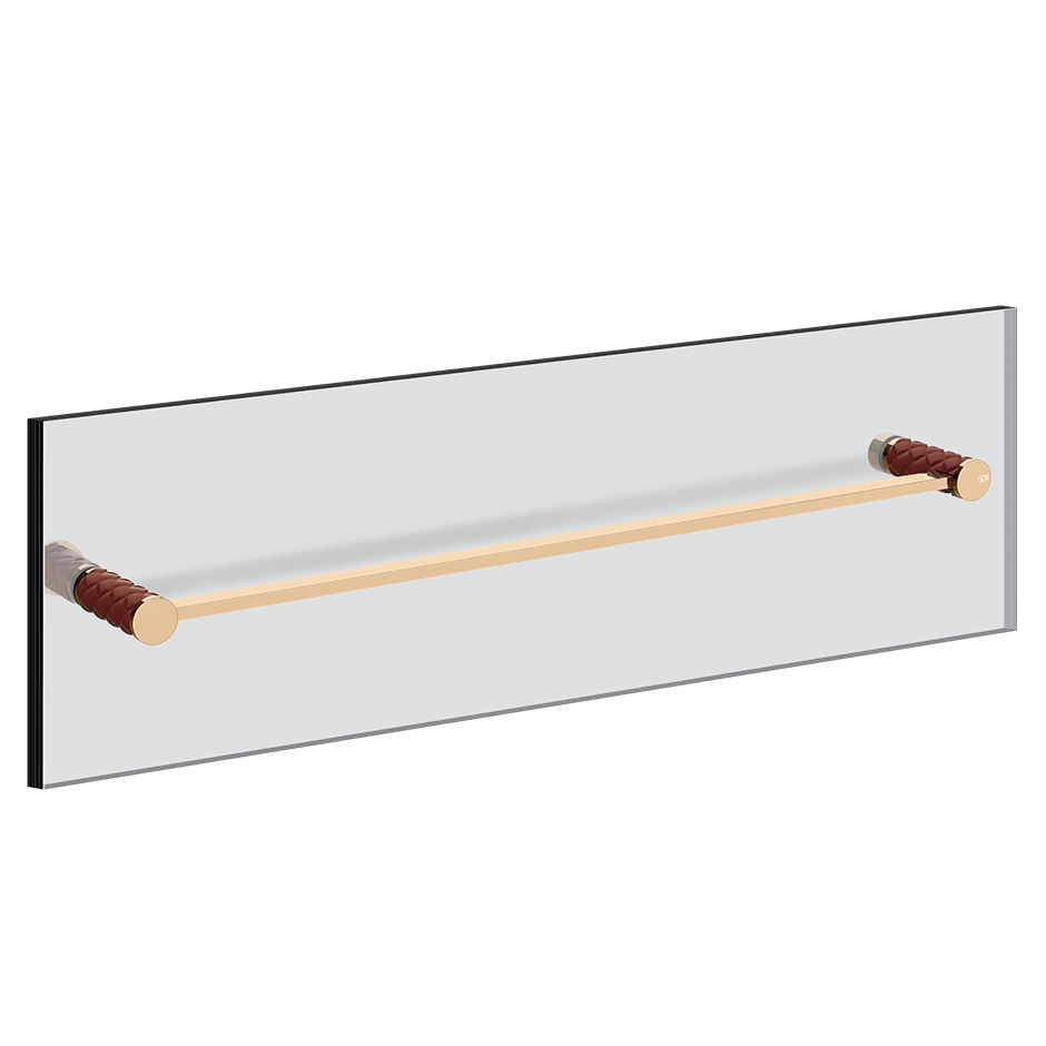 Gessi Towel Rail 78715 in Red Cherry/Warm Bronze Pvd
