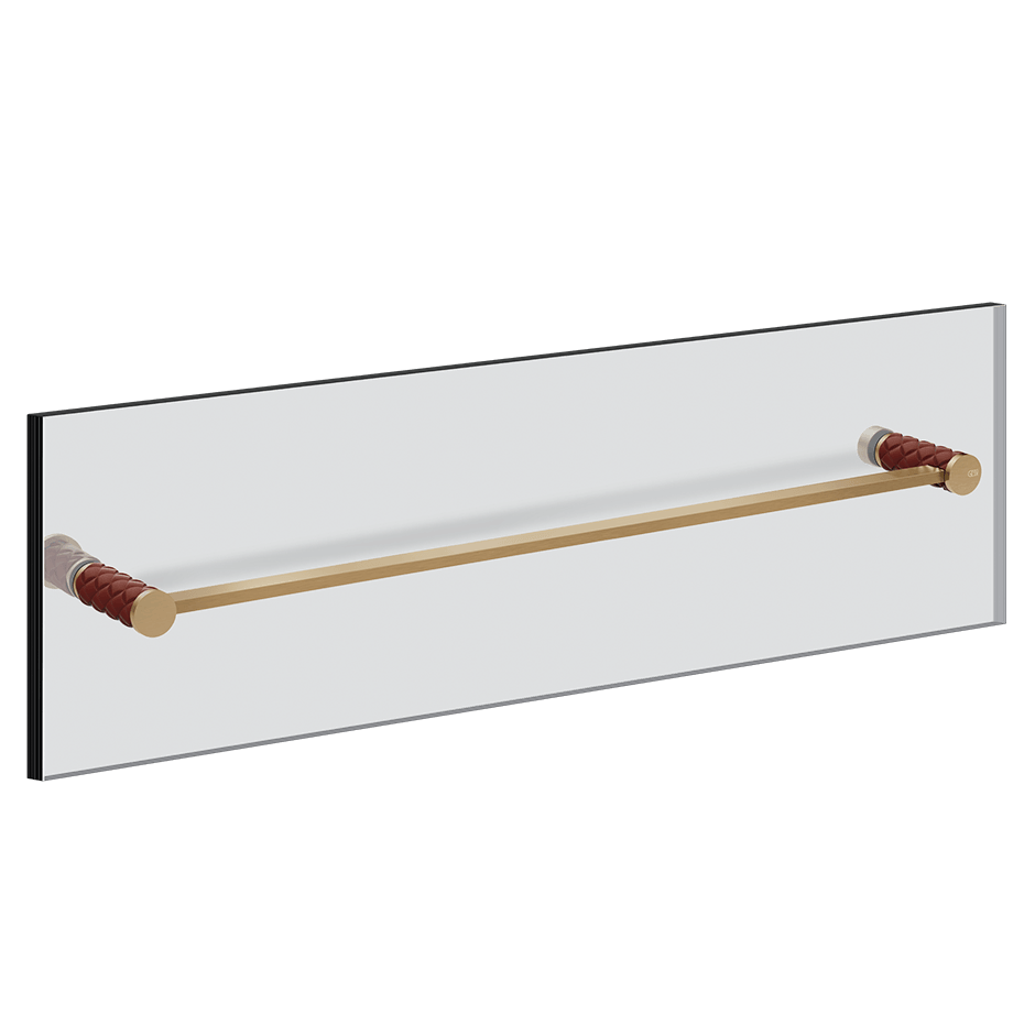 Gessi Towel Rail 78715 in Red Cherry/Warm Bronze Br. Pvd