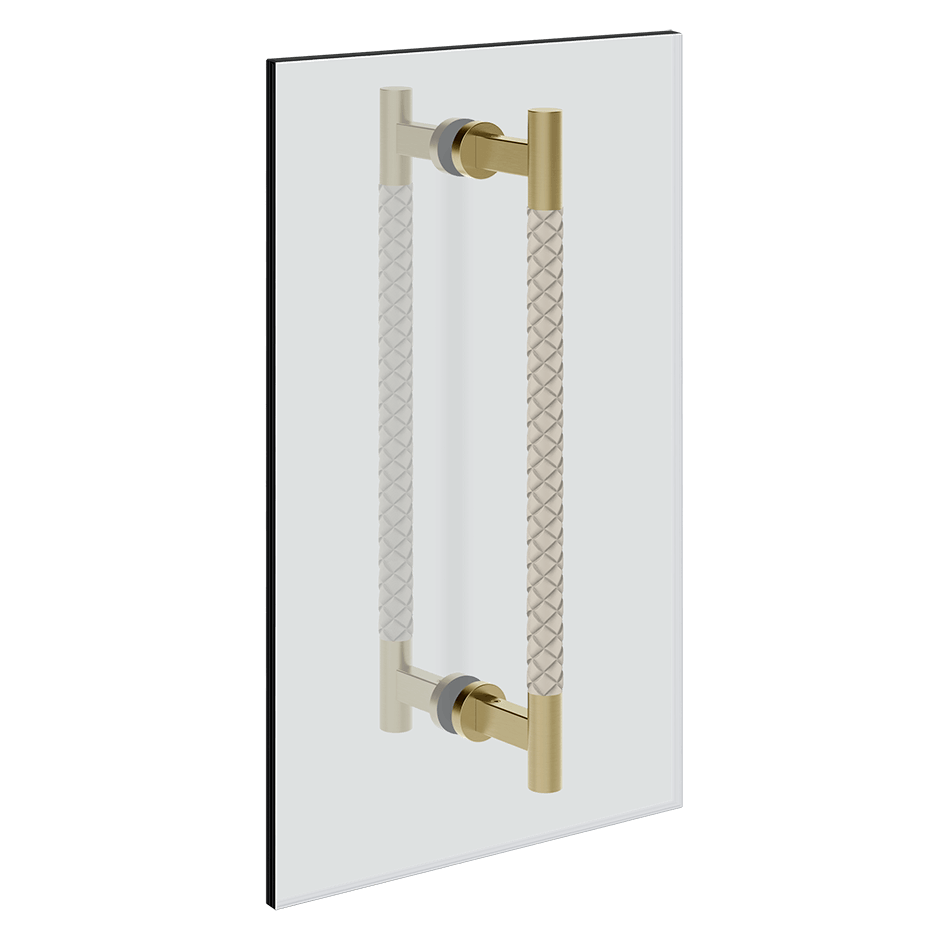 Gessi Handle 78732 in Crème/Brass Brushed Pvd