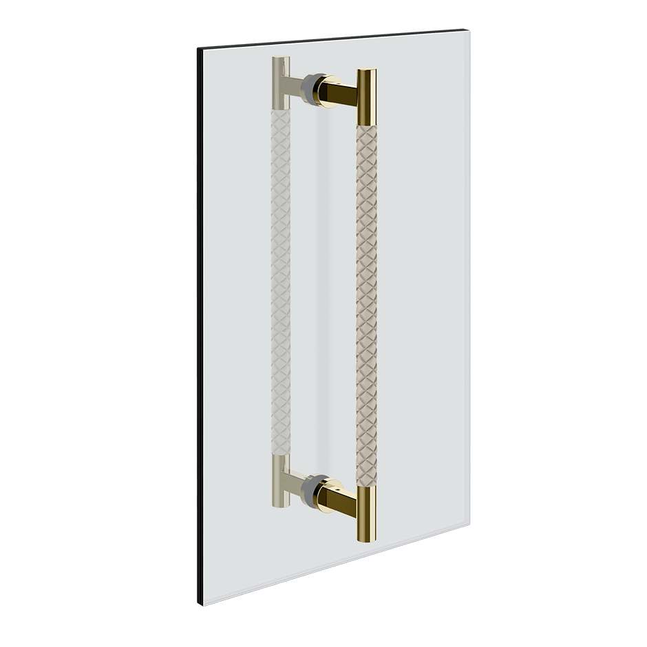 Gessi Handle 78733 in Crème/Brass Pvd