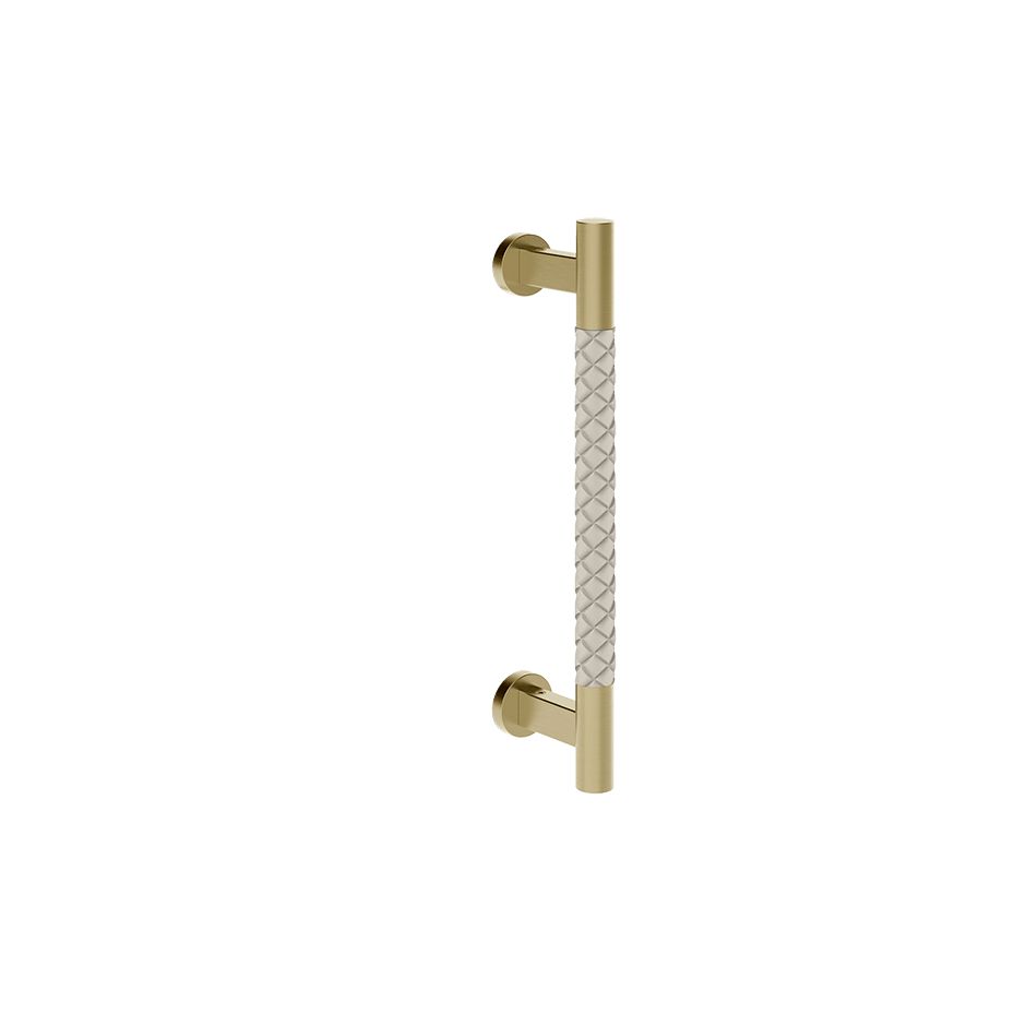 Gessi Handle 78734 in Crème/Brass Brushed Pvd