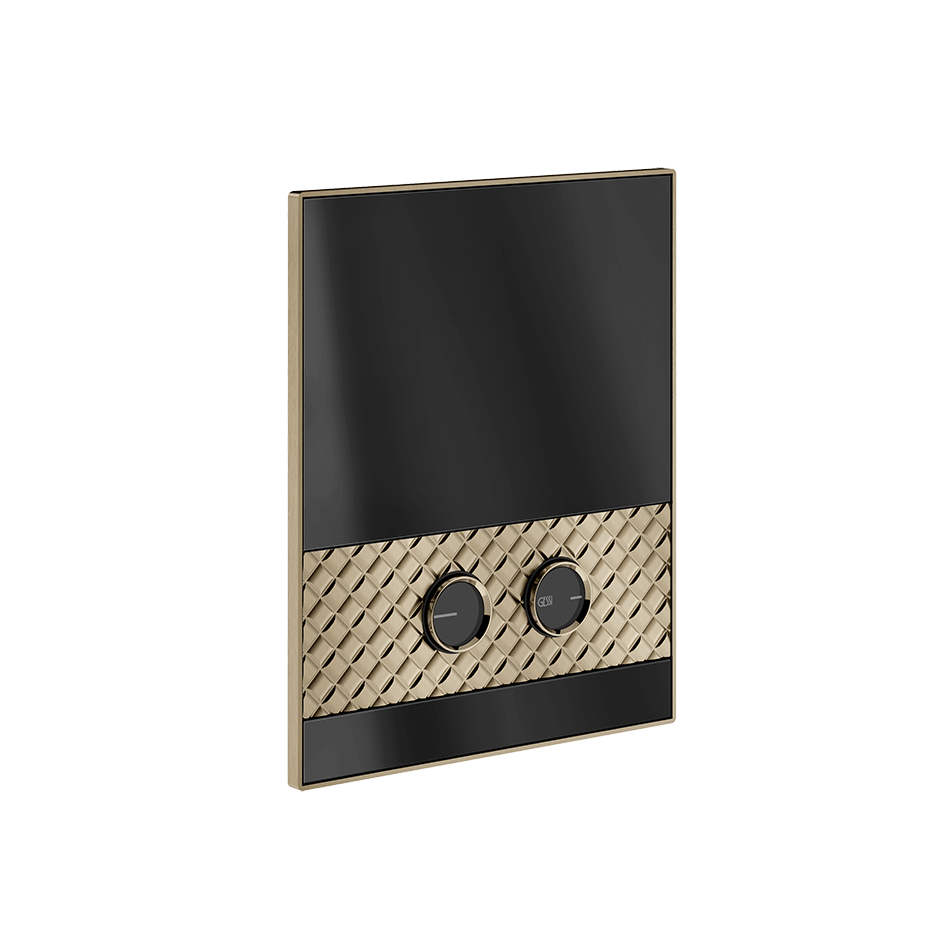 Gessi Flush Plate 78821 in Finox Brushed Nickel
