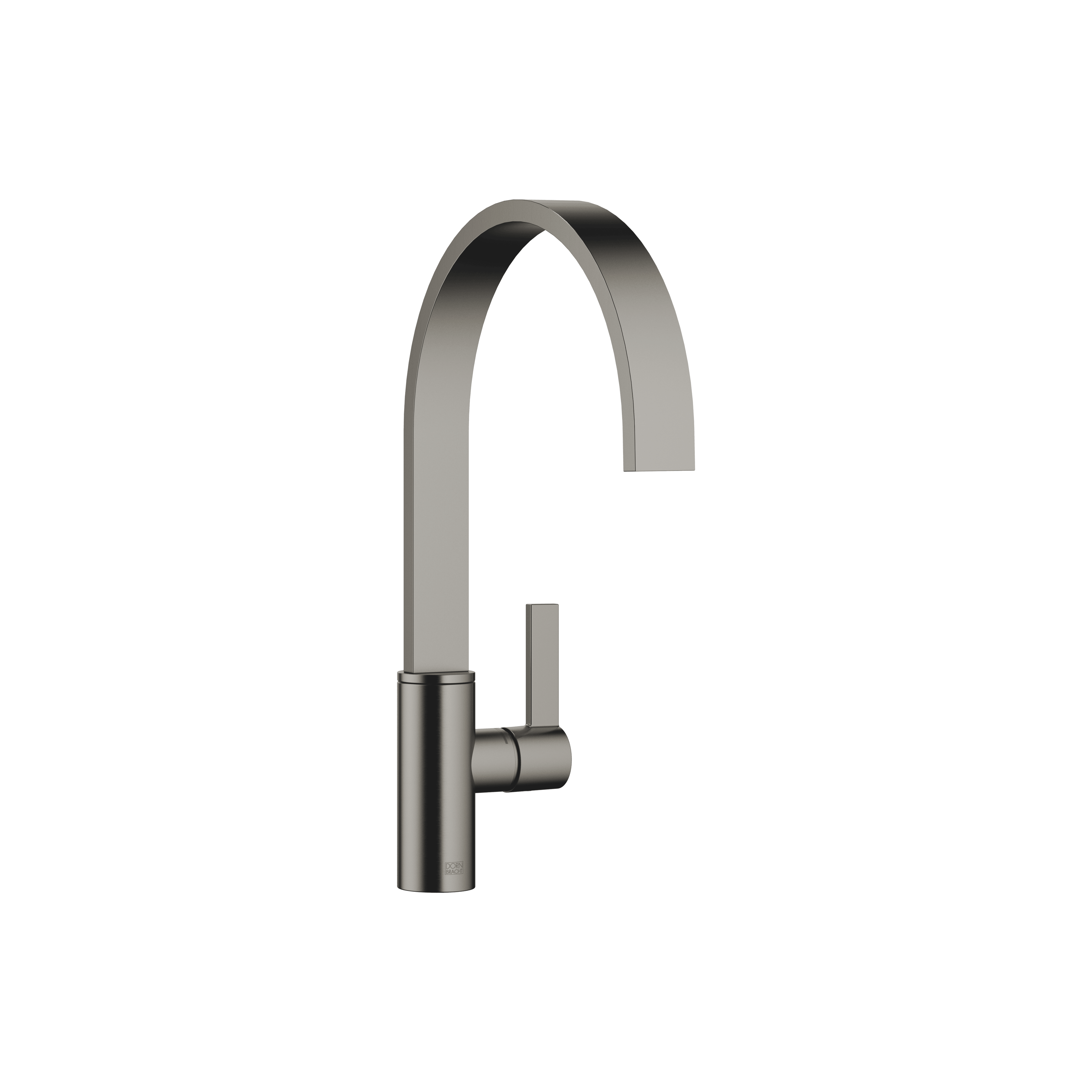 MEM Single-lever mixer in Brushed Dark Platinum