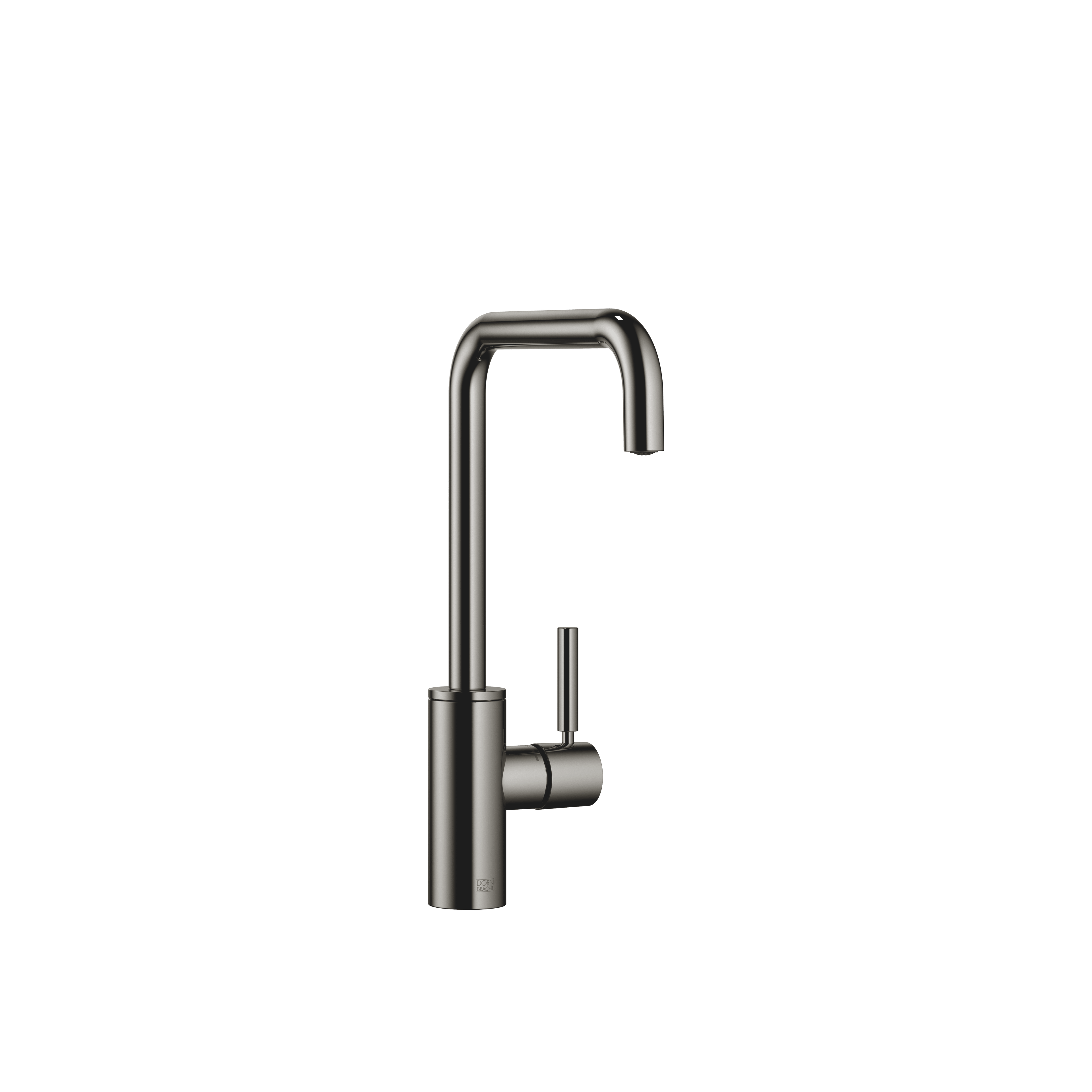 META SQUARE Single-lever mixer in Dark Chrome
