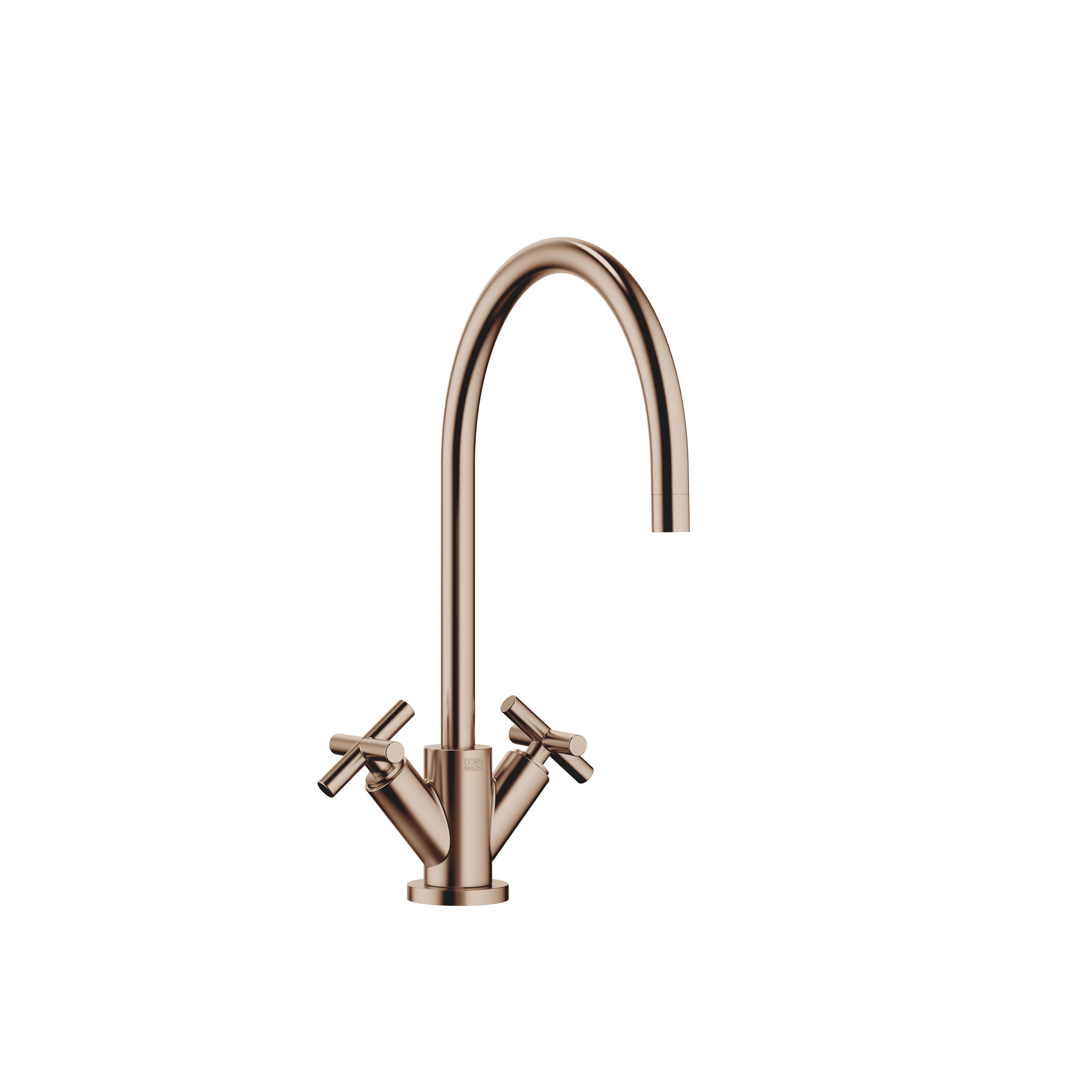 TARA Single-hole mixer in Brushed Bronze (PVD)
