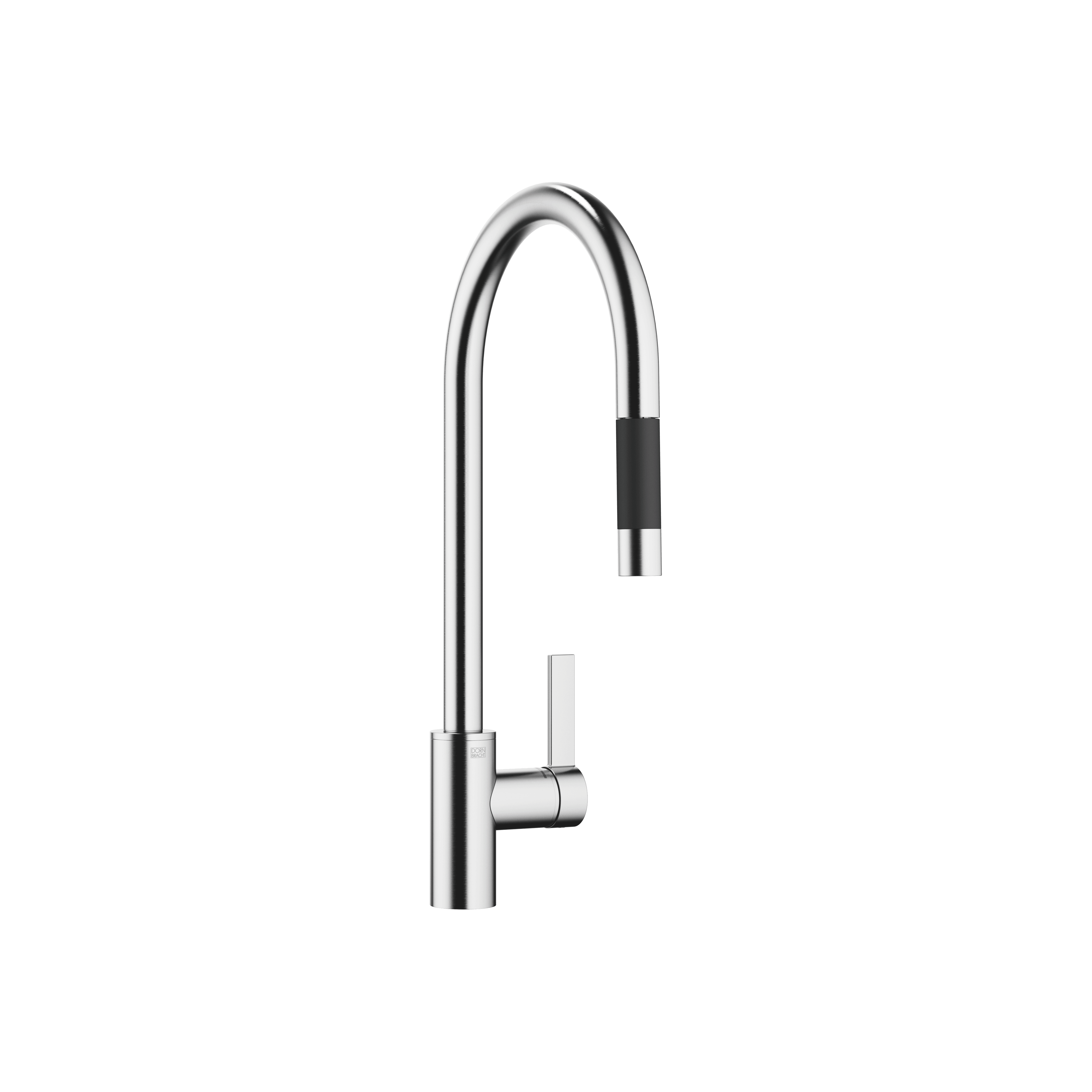 TARA ULTRA Single-lever mixer Pull-down with spray function in Brushed Chrome