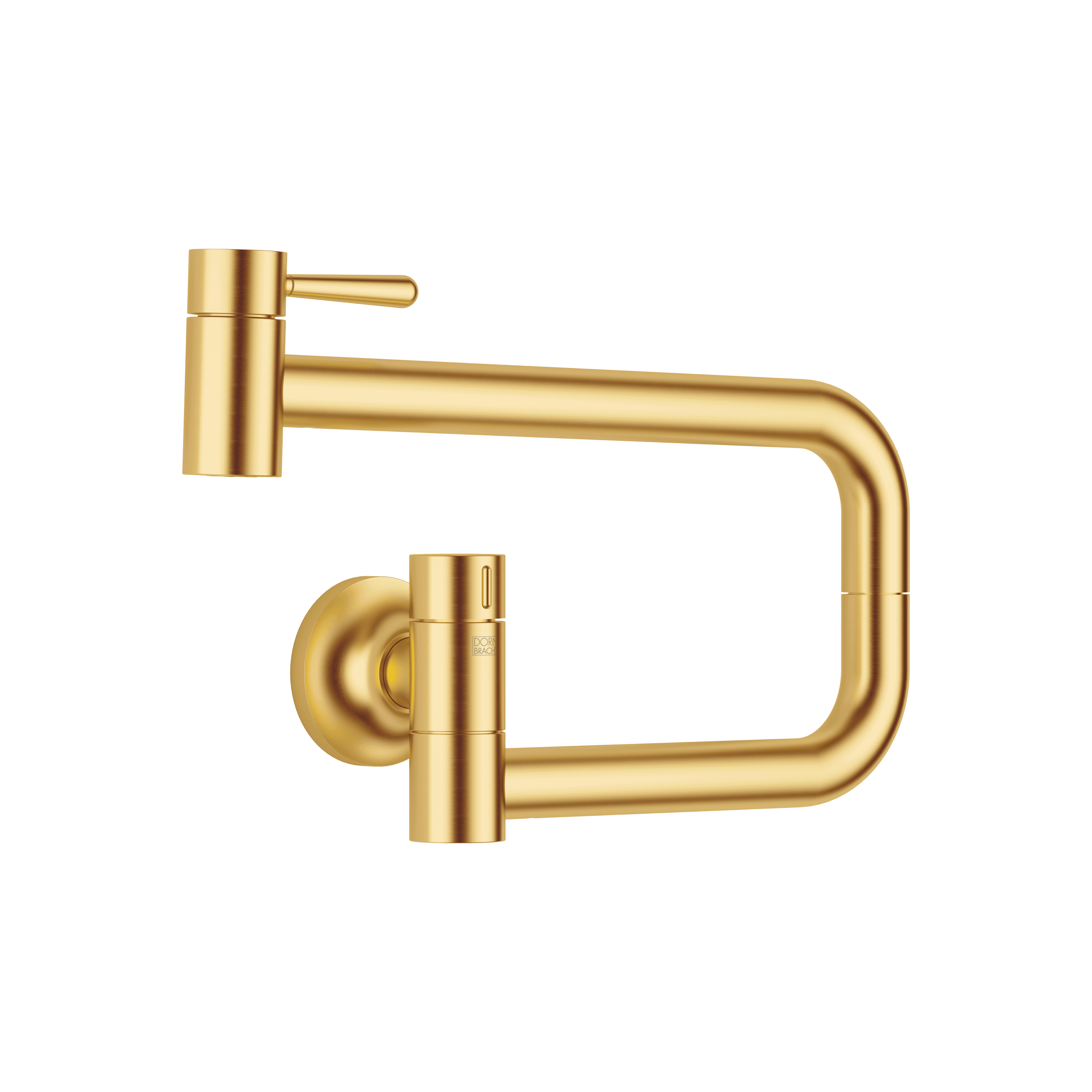 VAIA POT FILLER Cold-water valve in Brushed Durabrass (23kt Gold)