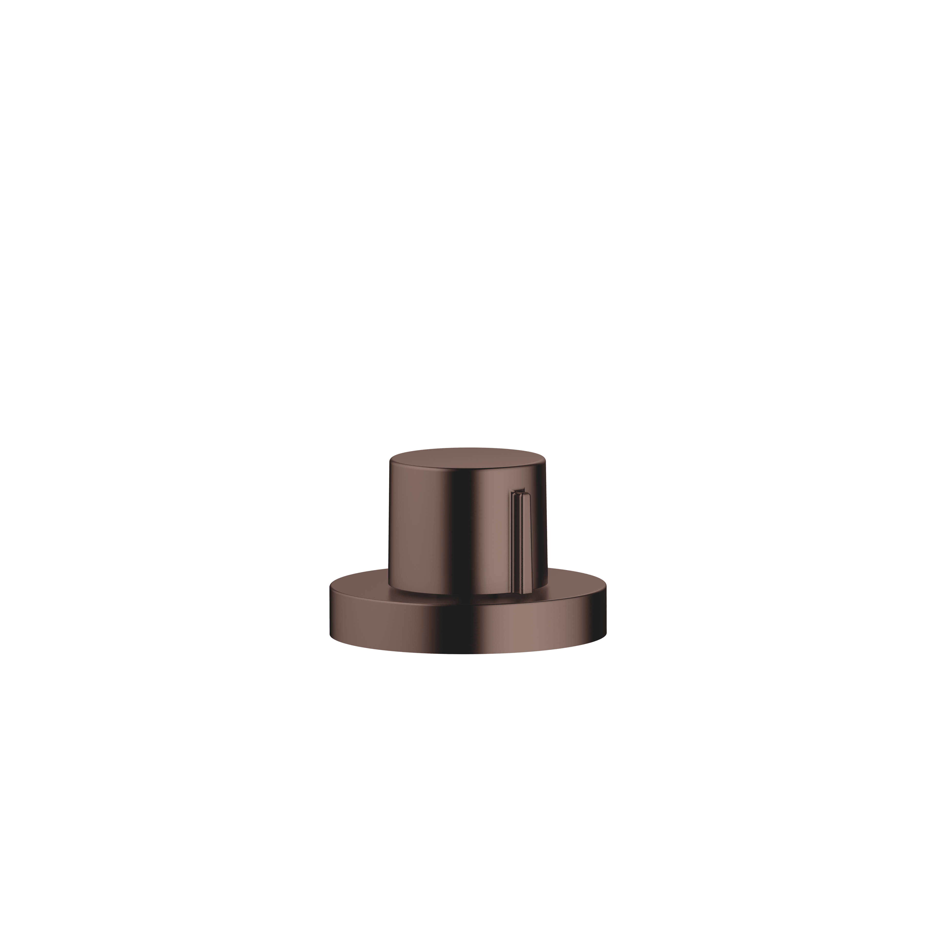 Strainer waste with control handle in Brushed Dark Bronze (PVD)